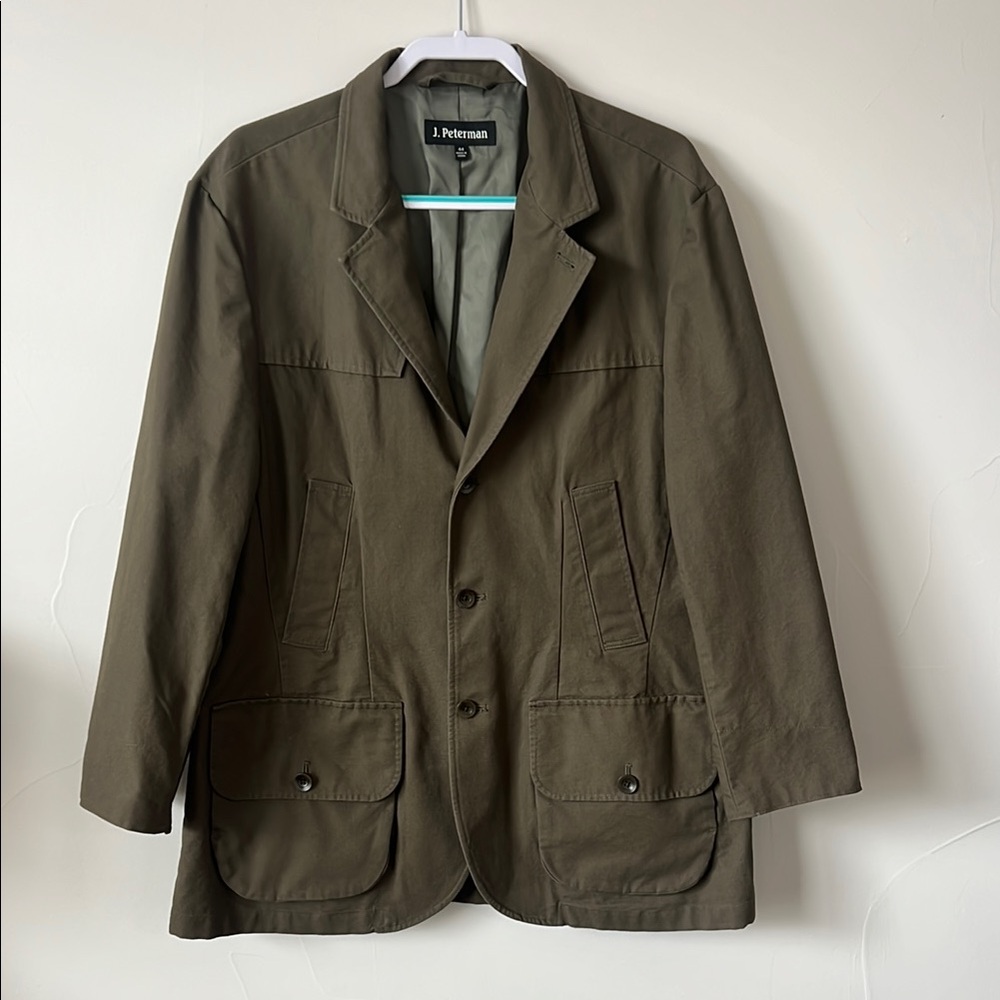 J. Peterman Olive Green Men's Jacket